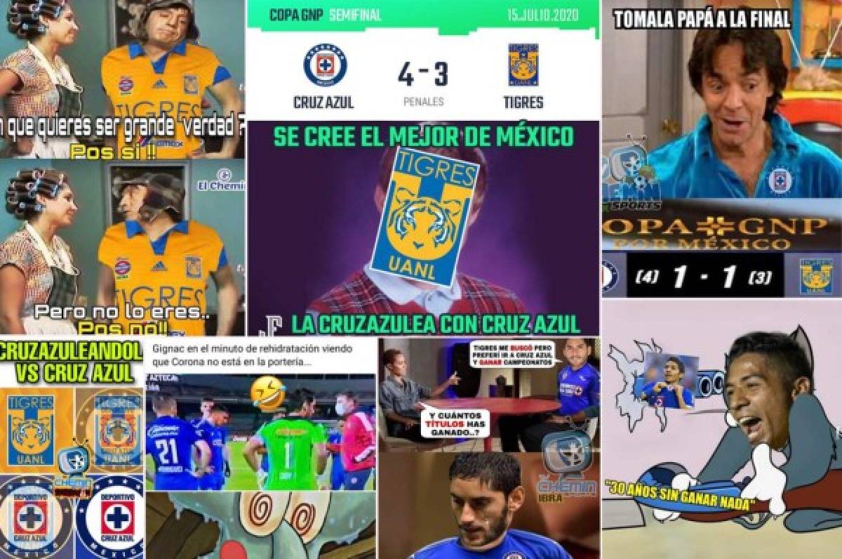 Los memes despedazan a Tigres tras ser eliminados por Cruz Azul: Gignac, la víctima favorita