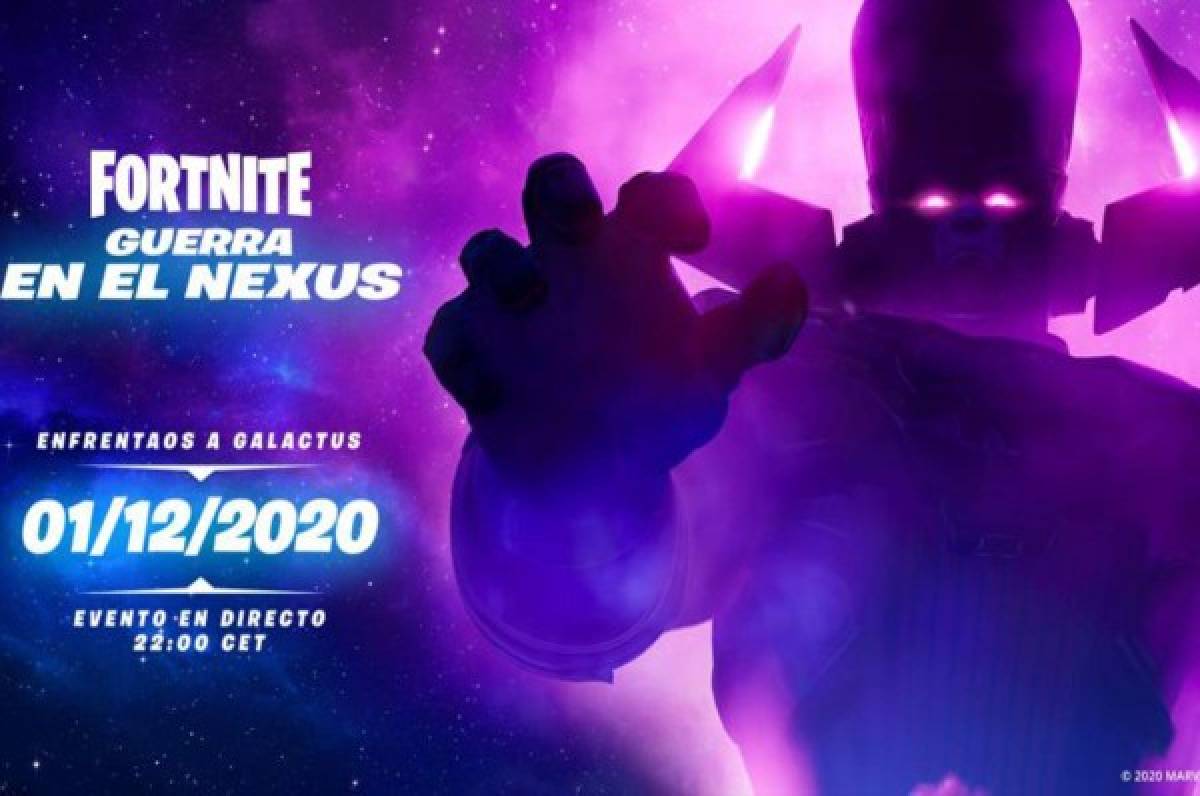 Galactus aparecerá en el evento final de la temporada cuatro de Fortnite