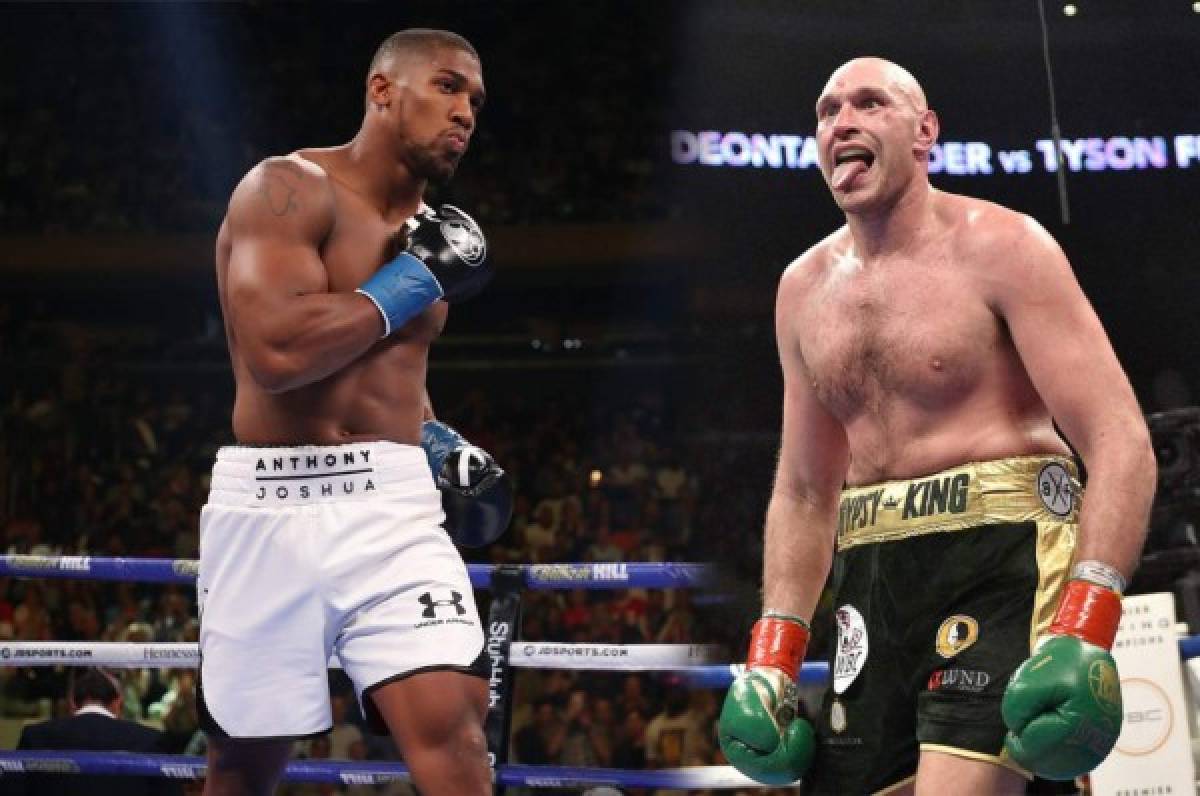 Tyson Fury y Anthony Joshua se declaran la guerra antes de su pelea de boxeo