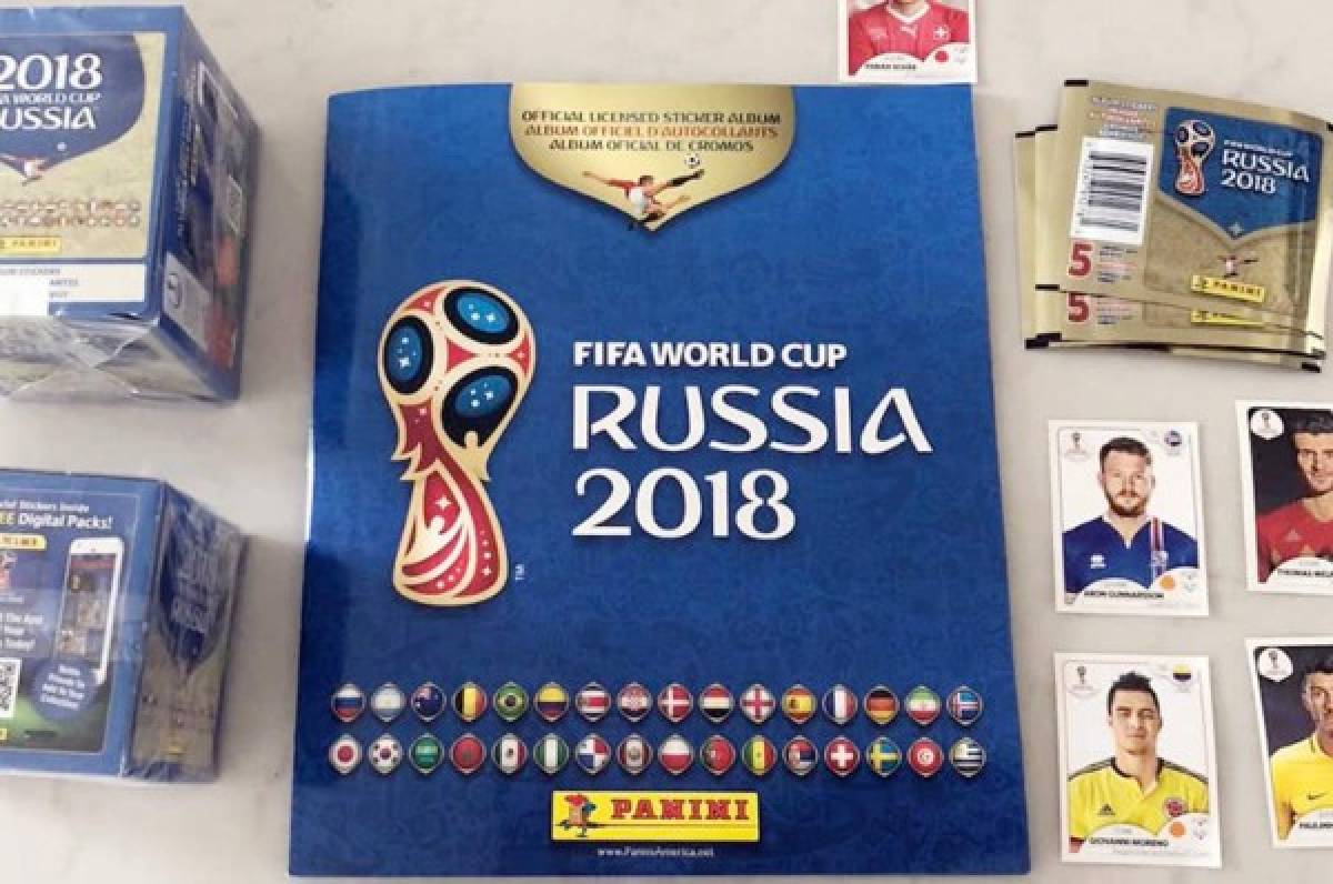 FIFA oficializa una versión virtual del álbum Panini de Rusia 2018