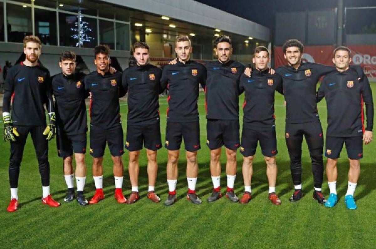 Barça sube a primera nueve jugadores del equipo B para juego de Copa