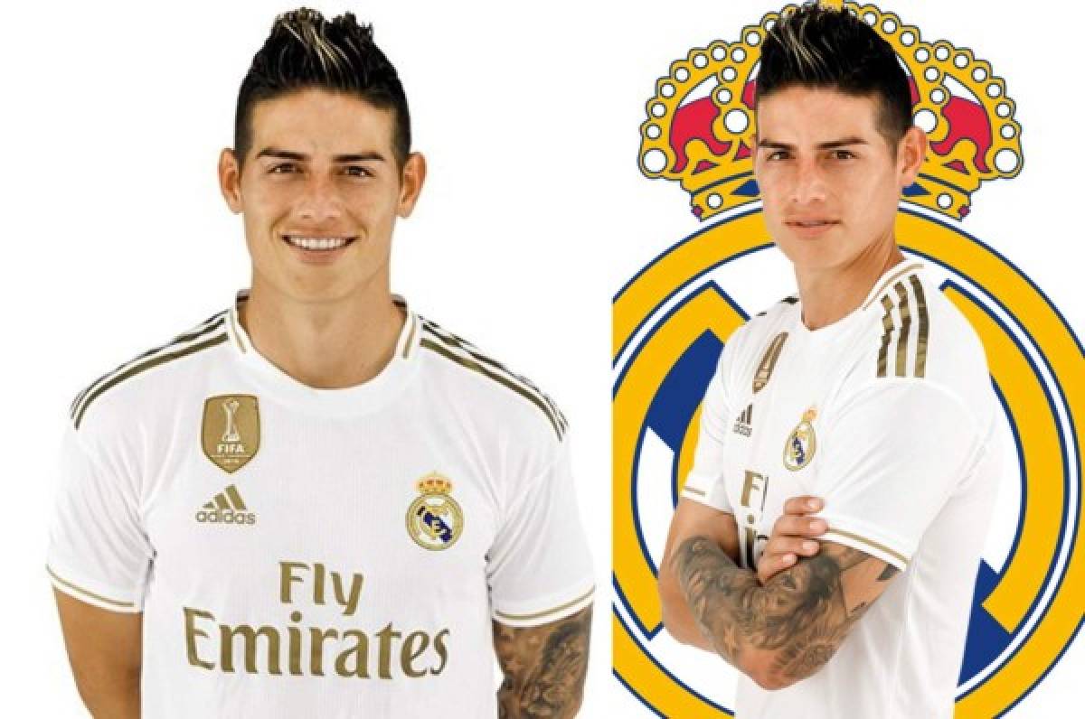 ¿Se queda? Real Madrid presenta a James Rodríguez en su web y le asigna número