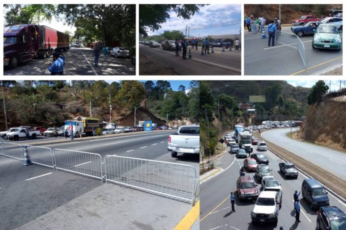 ¡Nadie entra y nadie sale! Las imágenes del toque de queda en cuatro ciudades de Honduras