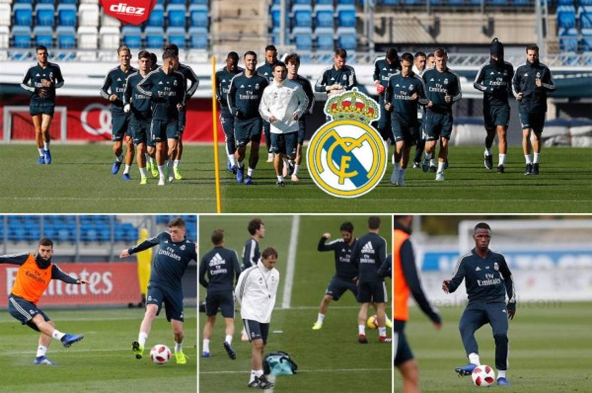 ¡Reproches, caras largas y sorpresas! Así fue el entreno de Real Madrid luego de la goleada