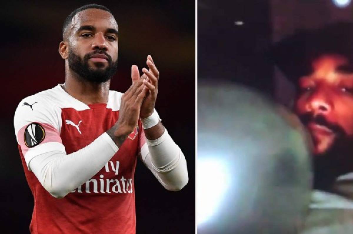 Polémica en el Arsenal: Lacazette es nuevamente cazado inhalando la droga 'hippy crack'