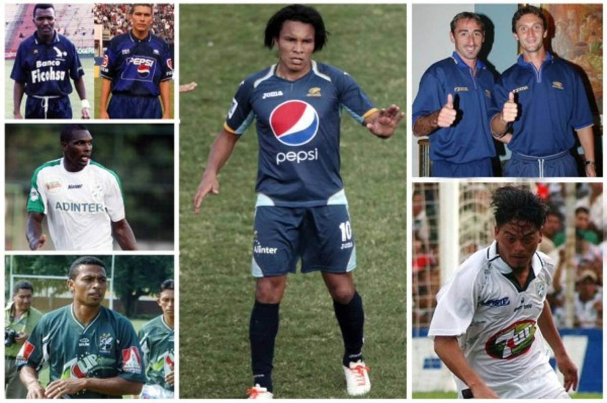 Los jugadores que han vestido las camisas de Platense y Motagua