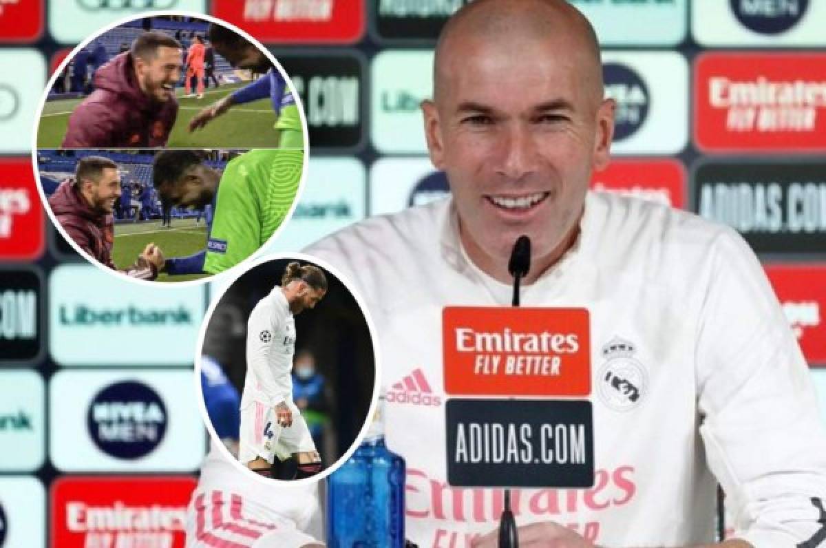 Zidane se rehúsa a hablar de su futuro y reveló lo que hizo Hazard tras la polémica en Champions: 'Tiene contrato y quiere triunfar'  
