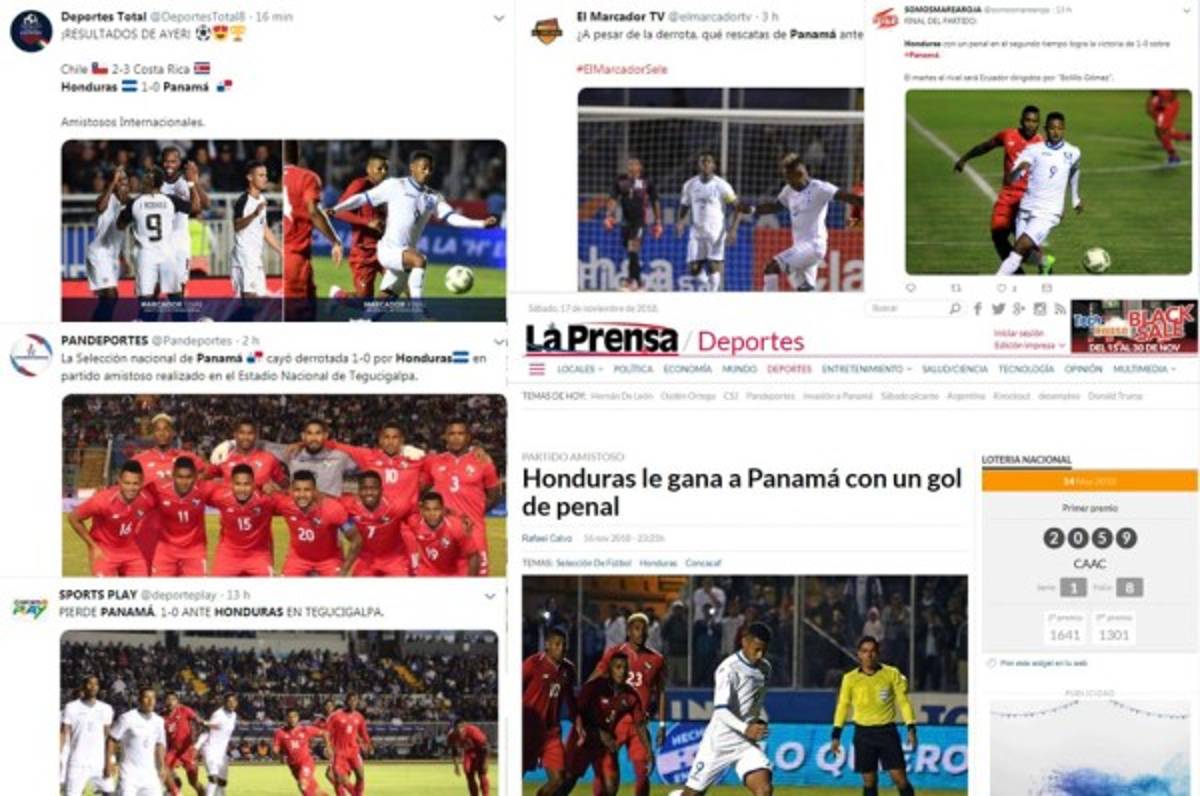 Así reaccionaron los medios panameños tras la derrota ante Honduras