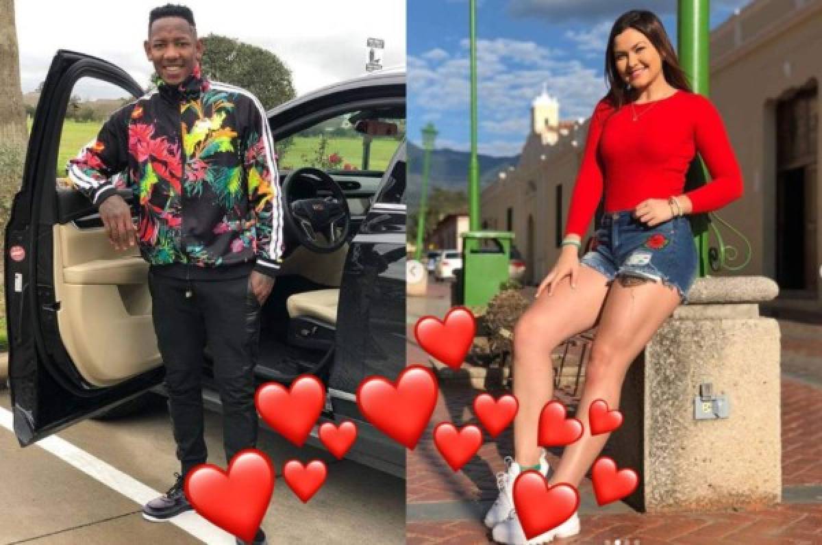 Romell Quioto reaparece en Tegucigalpa con bella modelo