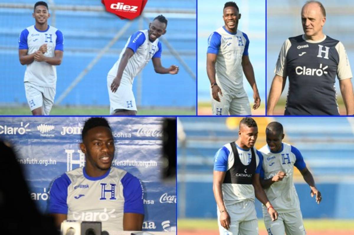 Risas y la broma de Elis a 'Choco' en el entreno de la Selección de Honduras