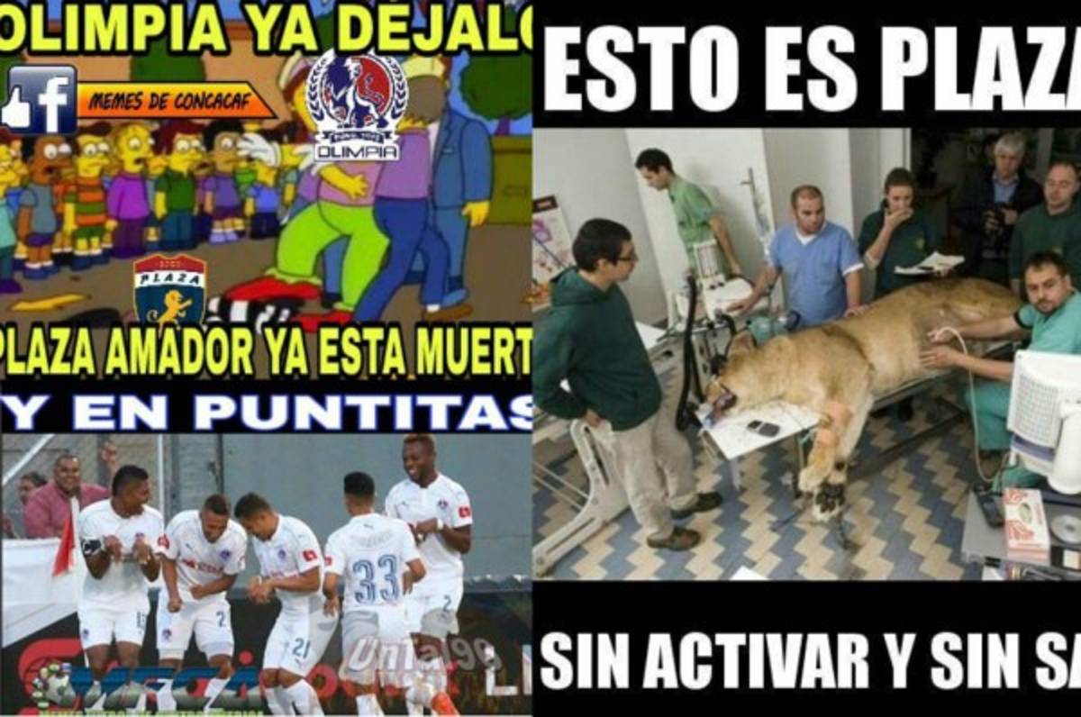Los terribles memes que dejó la goleada de Olimpia a Plaza Amador