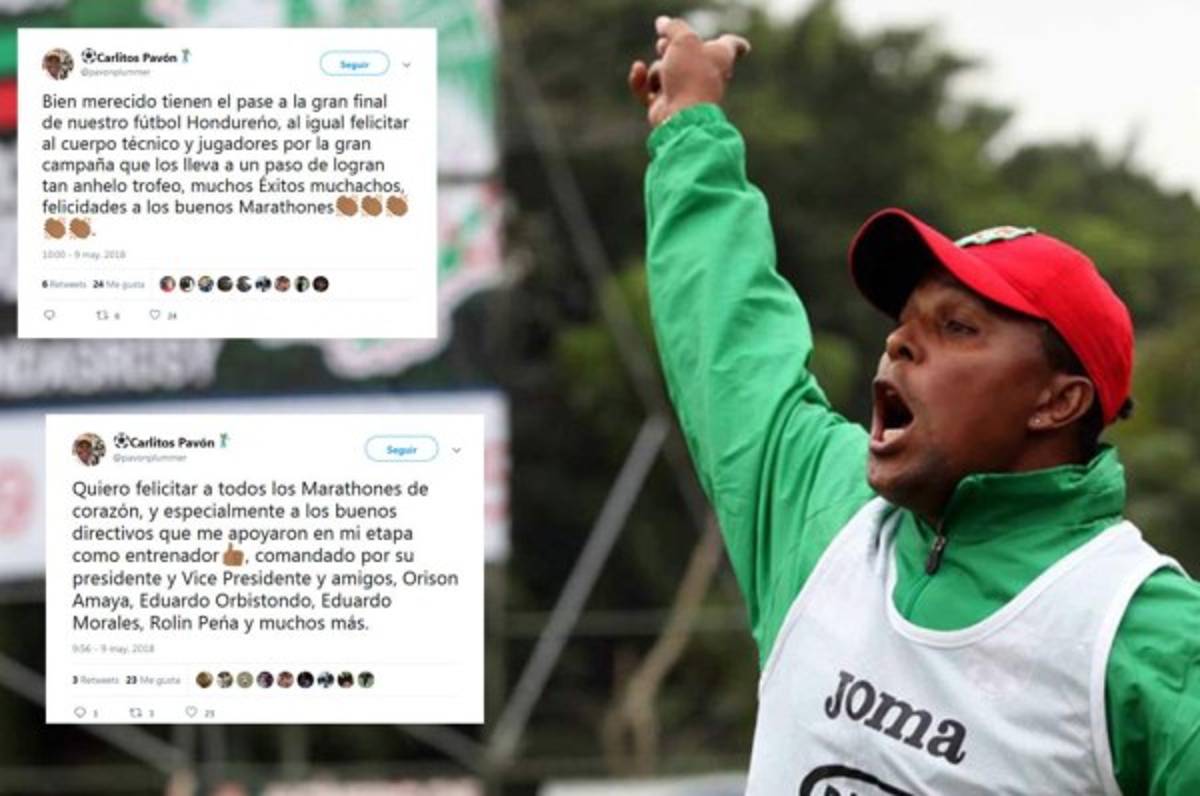 Carlos Pavón envía emotivo mensaje a Marathón antes de jugar la final