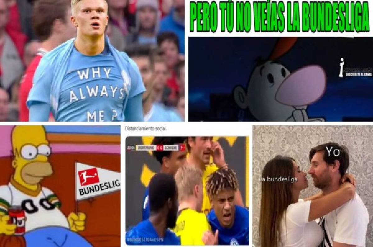 Haaland, protagonista de los memes tras el regreso de la Bundesliga en tiempos de coronavirus  