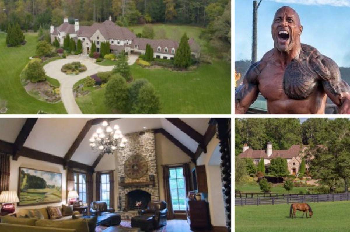 Con una cabaña de 150 años: La espectacular mansión que compró Dwayne Johnson 'La Roca'