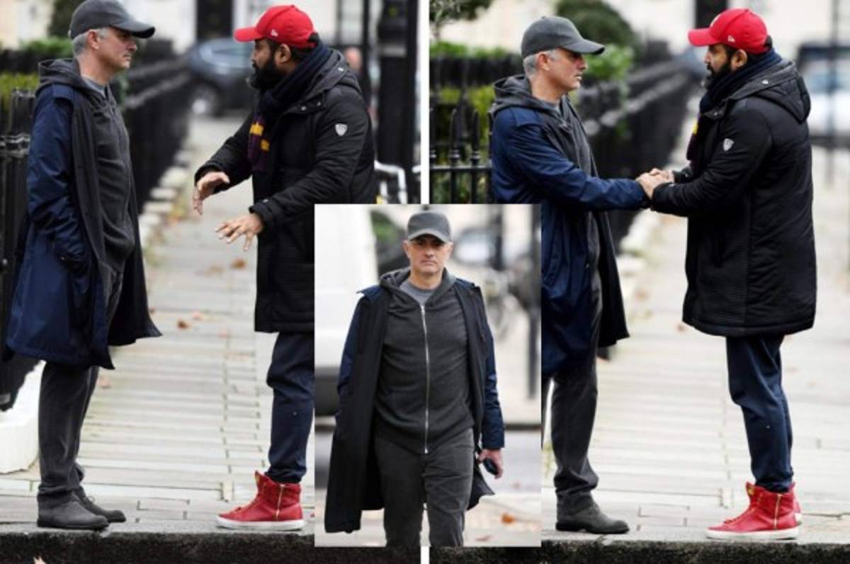 Aficionado le da consejos de 'táctica' a José Mourinho en las calles de Londres