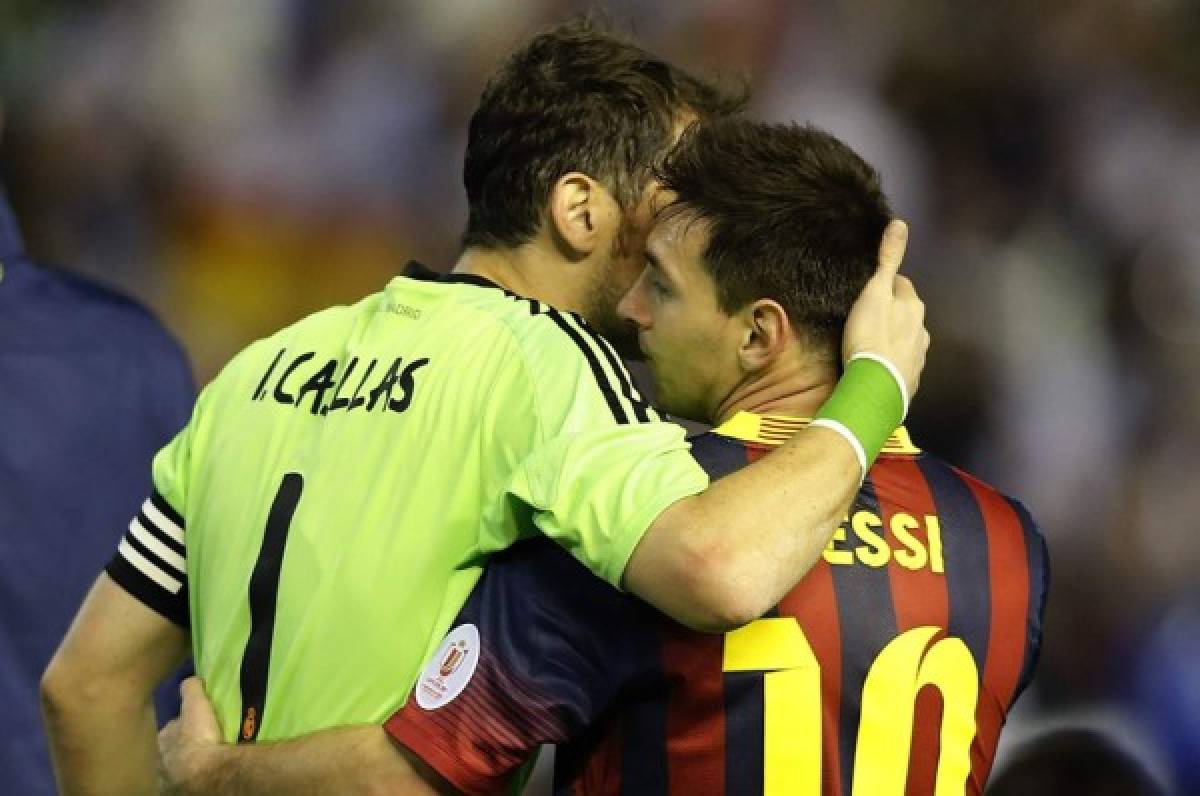 Messi sorprende con su mensaje de despedida para Iker Casillas