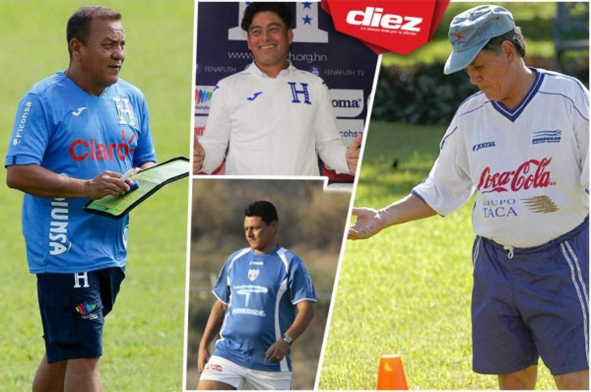 Reynaldo Tilguath, el más reciente: Los últimos técnicos de la Sub-20 de Honduras