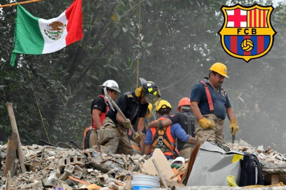 Barcelona donará 200 mil euros a México tras el terremoto