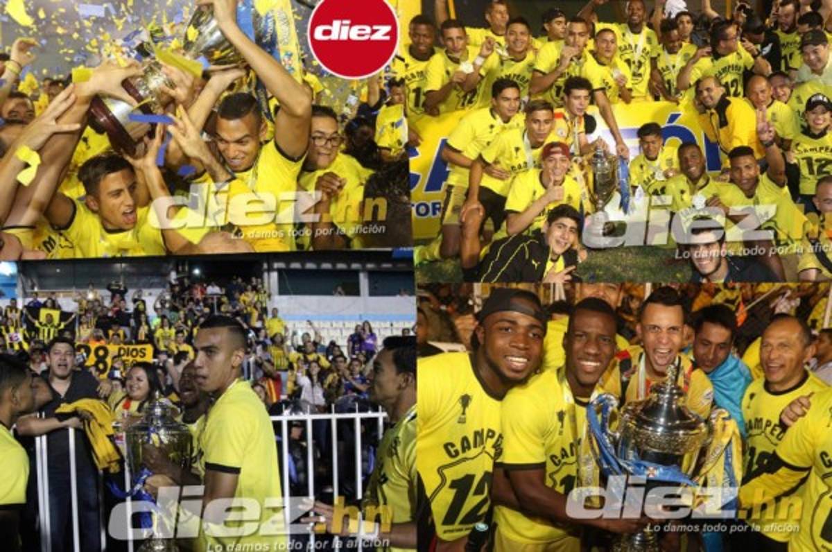 ¡Salud, campeones! Así celebró la Copa 12 el Real España en el Nacional