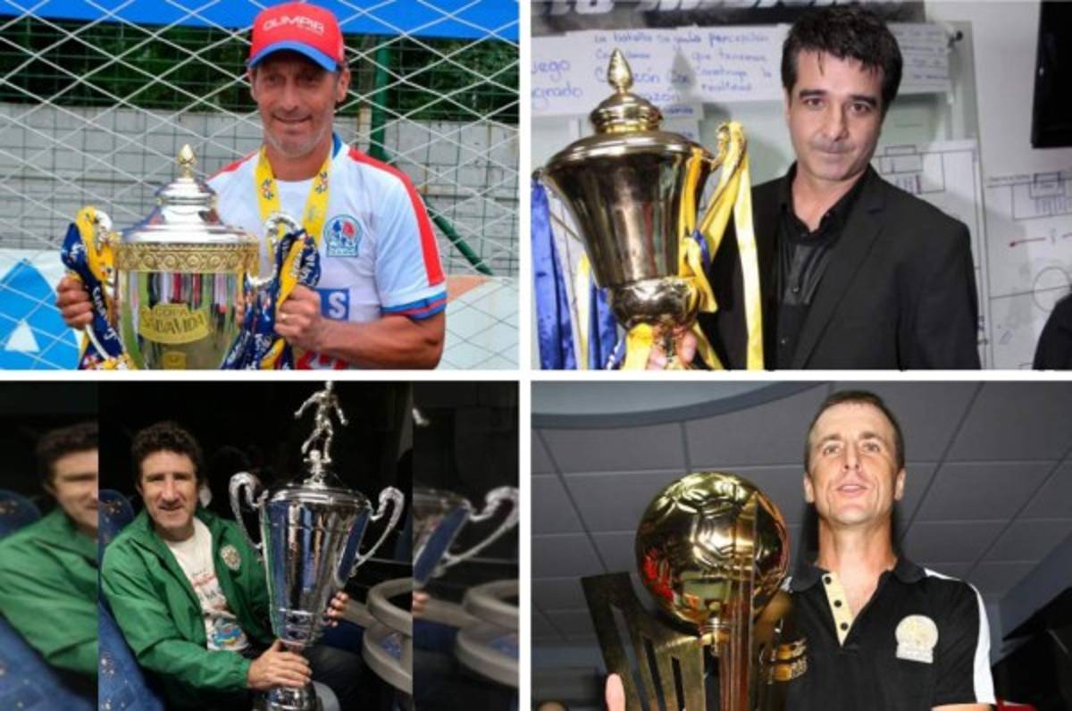 Hegemonía de los argentinos: Solo tres técnicos hondureños han sido campeones en la última década