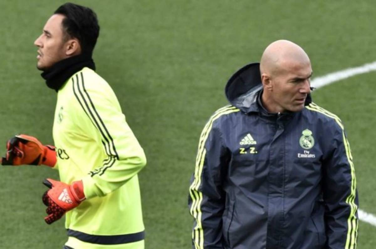 Zidane no convocó a Keylor Navas para el juego Real Madrid-Alavés