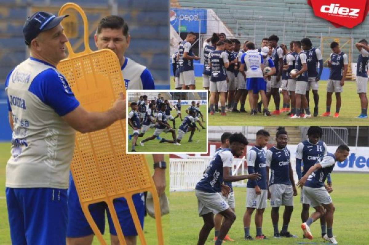 Flashazos: Un Fabián Coito feliz y los juegos mentales en microciclo de la Selección Sub 23 en Tegucigalpa