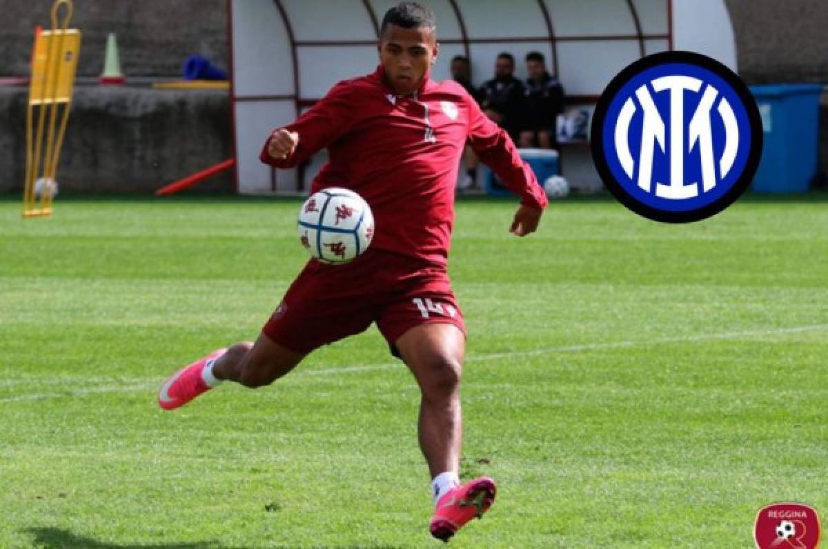 Reggina espera el 'sí' de Inter de Milán para hacerse de los servicios de Rigoberto Rivas