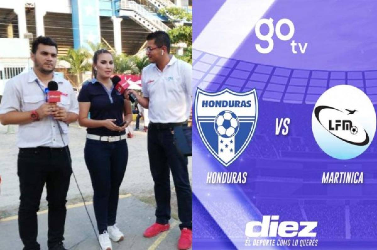 DIEZ TV con la H: Transmisión especial para el partido Honduras-Martinica desde el Olímpico