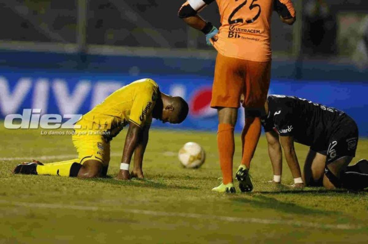 La tristeza del Real España y el bonito gesto de jugadores del Motagua