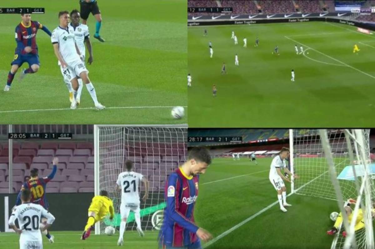¿Qué hizo el defensa? Barcelona y Getafe protagonizan bloopers en duelo de autogoles en el Camp Nou