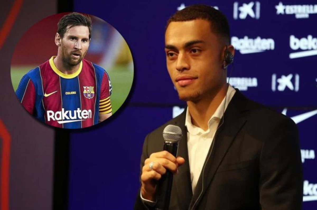 La desmesurada promesa que le hizo Sergiño Dest a Messi tras llegar al FC Barcelona