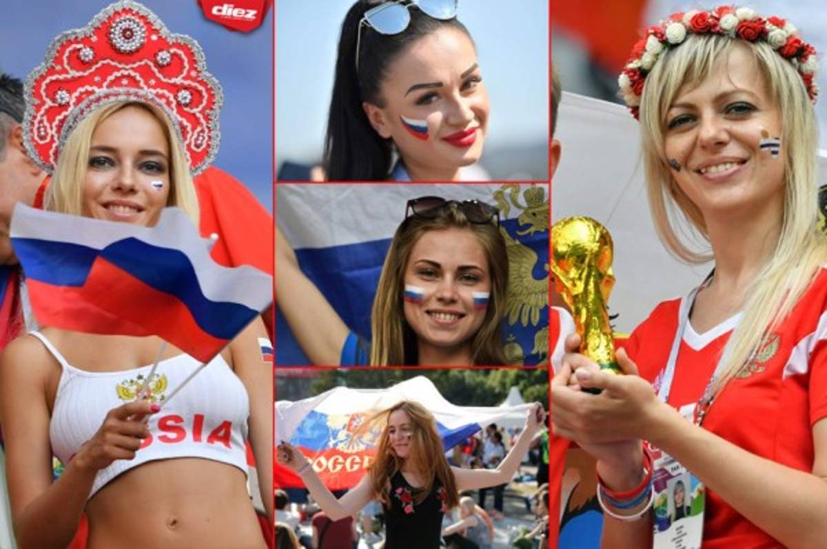 La belleza rusa se apodera del Mundial 2018 en el juego ante Uruguay