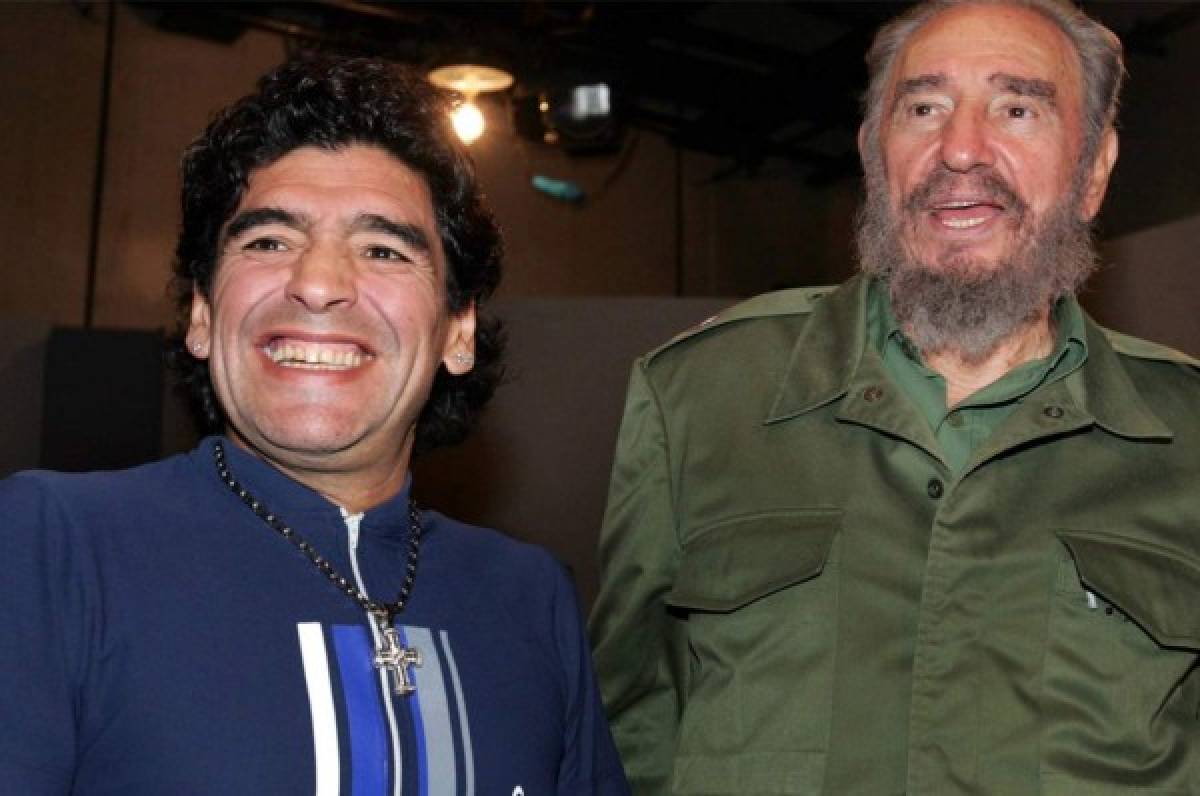 Diego Maradona tenía una casa llena de tesoros en Cuba, asegura un hijo de Fidel Castro