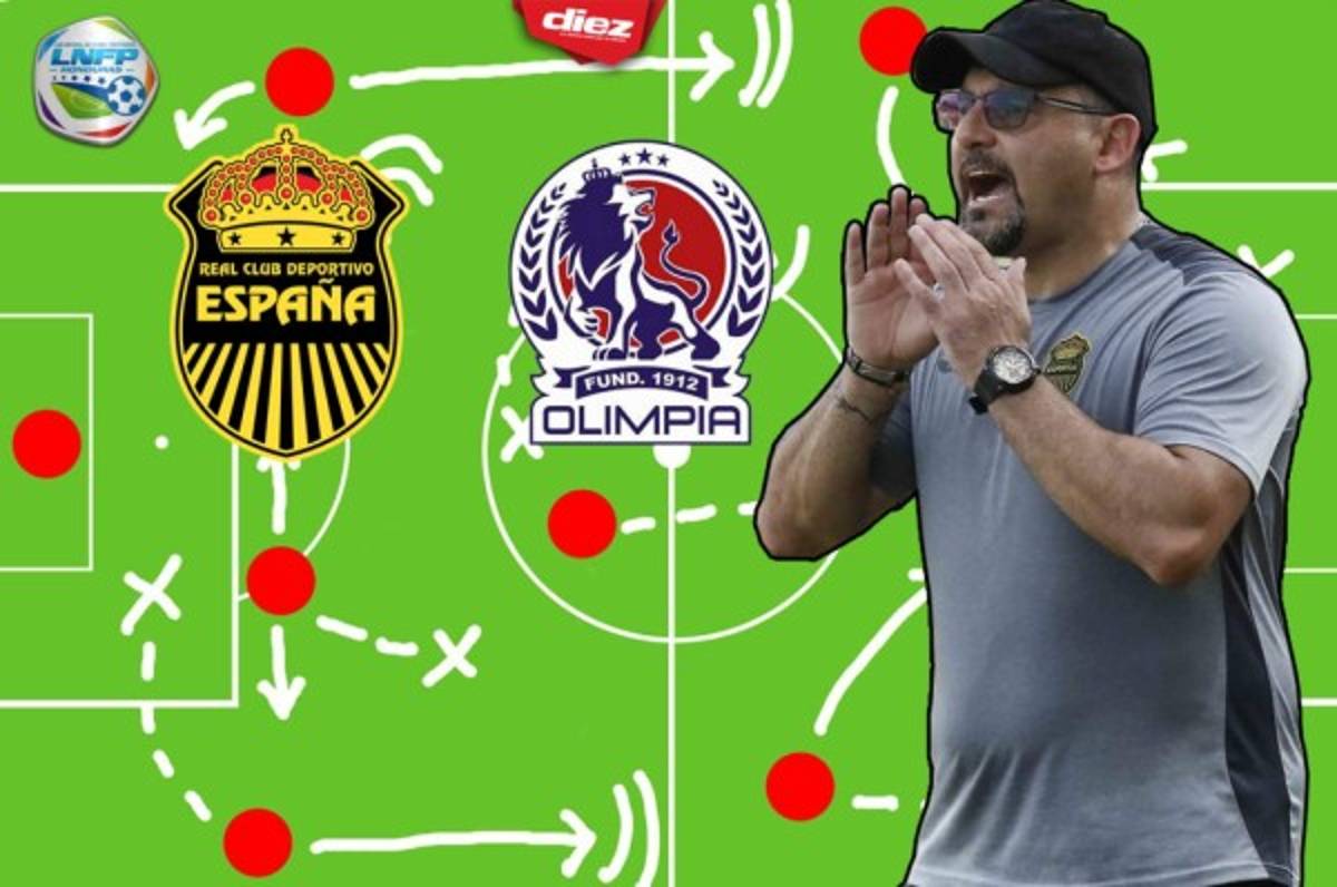 ¡Por el invicto! El once que mandaría 'Tato' con su Real España ante Olimpia