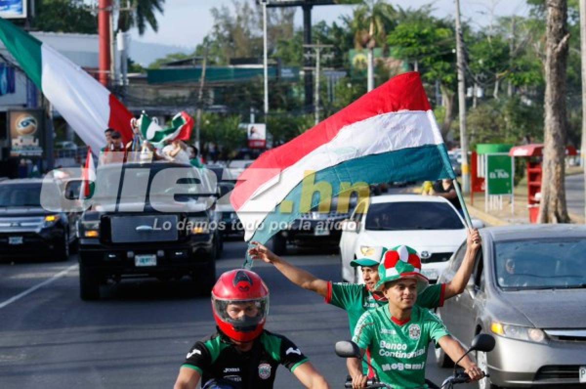 ¡Locura y hermosura! San Pedro Sula sigue celebrando la novena copa del Marathón