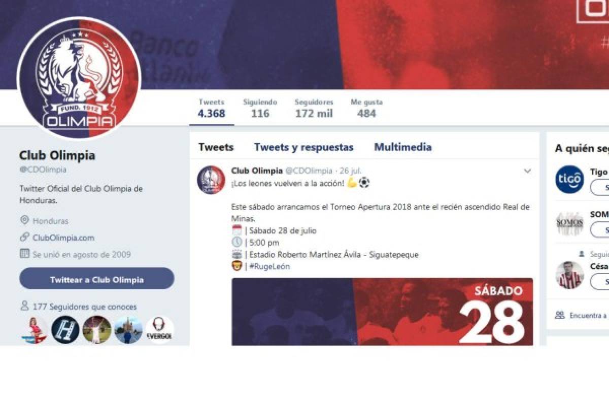 ¿Qué club es el rey de las redes sociales en Honduras?