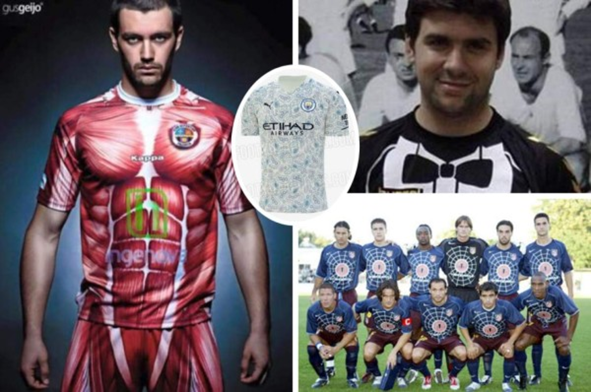 Con la más nueva del Manchester City: Las camisas más feas de la historia del fútbol