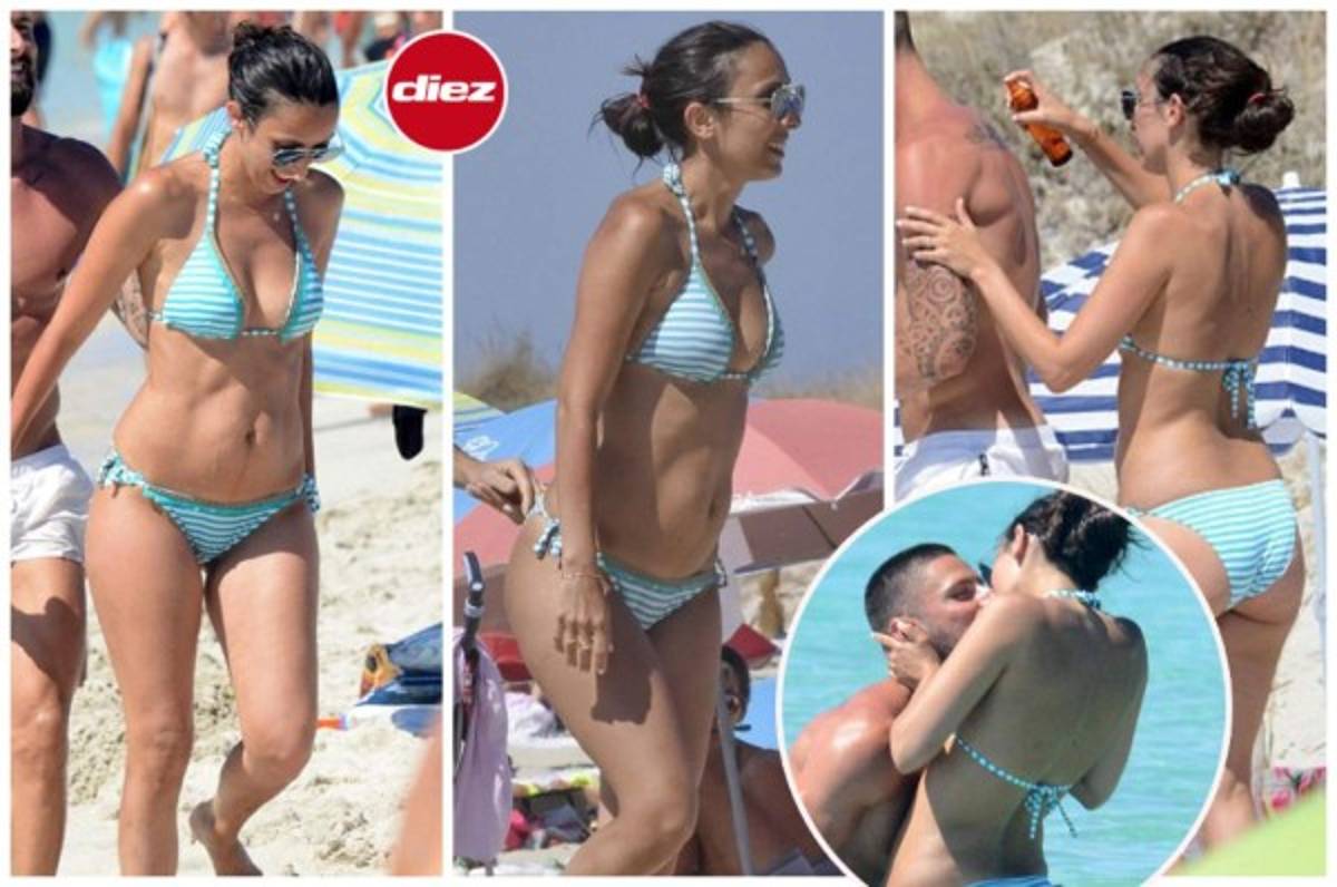 Fotos: Giroud es cazado con su linda novia de vacaciones en España