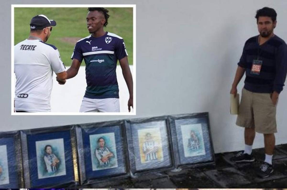 Un vendedor hondureño sorprende en entrenamiento de Monterrey