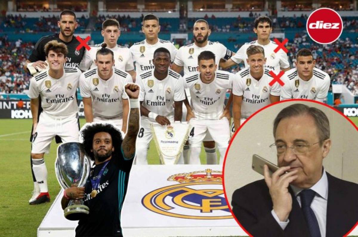 ¡Bajas! Los 6 jugadores del Real Madrid que disponen de dos días para buscar otro club