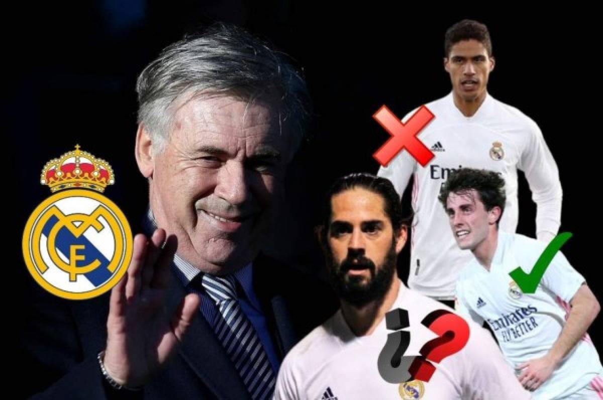 Las primeras decisiones de Ancelotti en el Real Madrid: Una gran venta, 4 bajas y Bale regresa