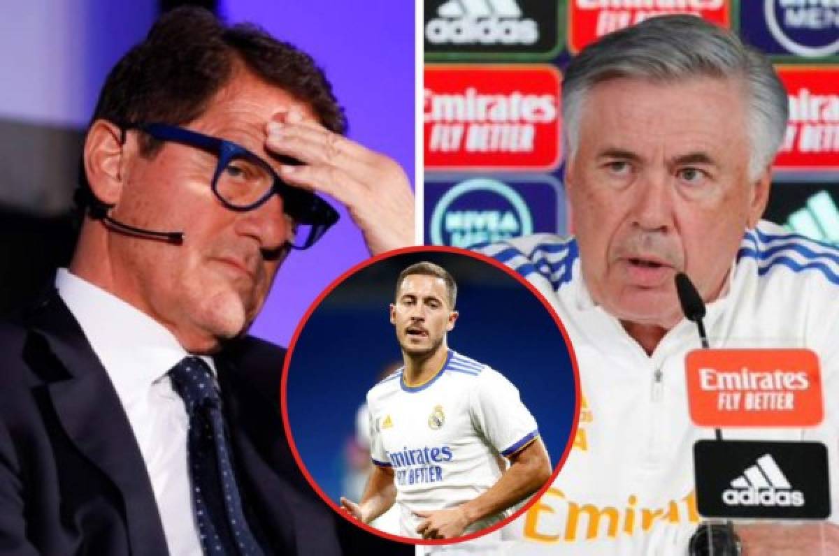 Ancelotti recuerda a Capello para explicar la situación de Hazard en el Real Madrid: 'Ahora lo entiendo todo'