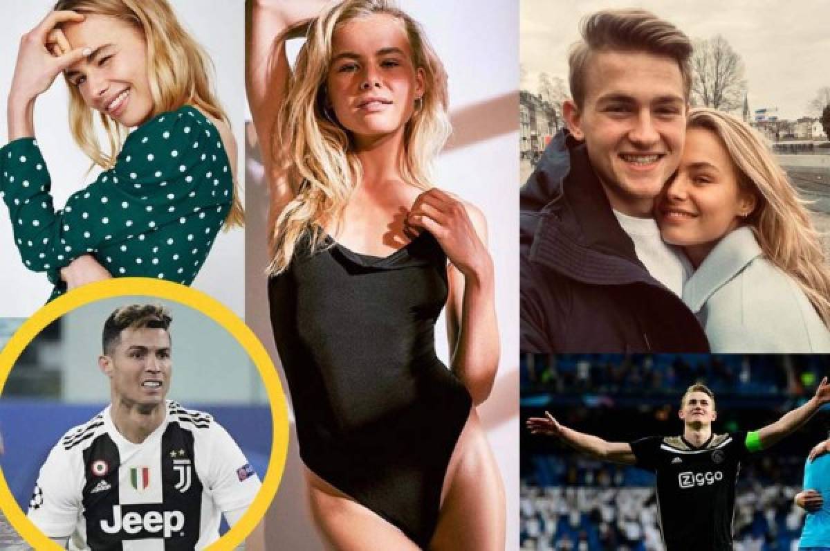 Encendió las redes: Novia de jugador del Ajax se burló de Cristiano tras la eliminación de la Juventus