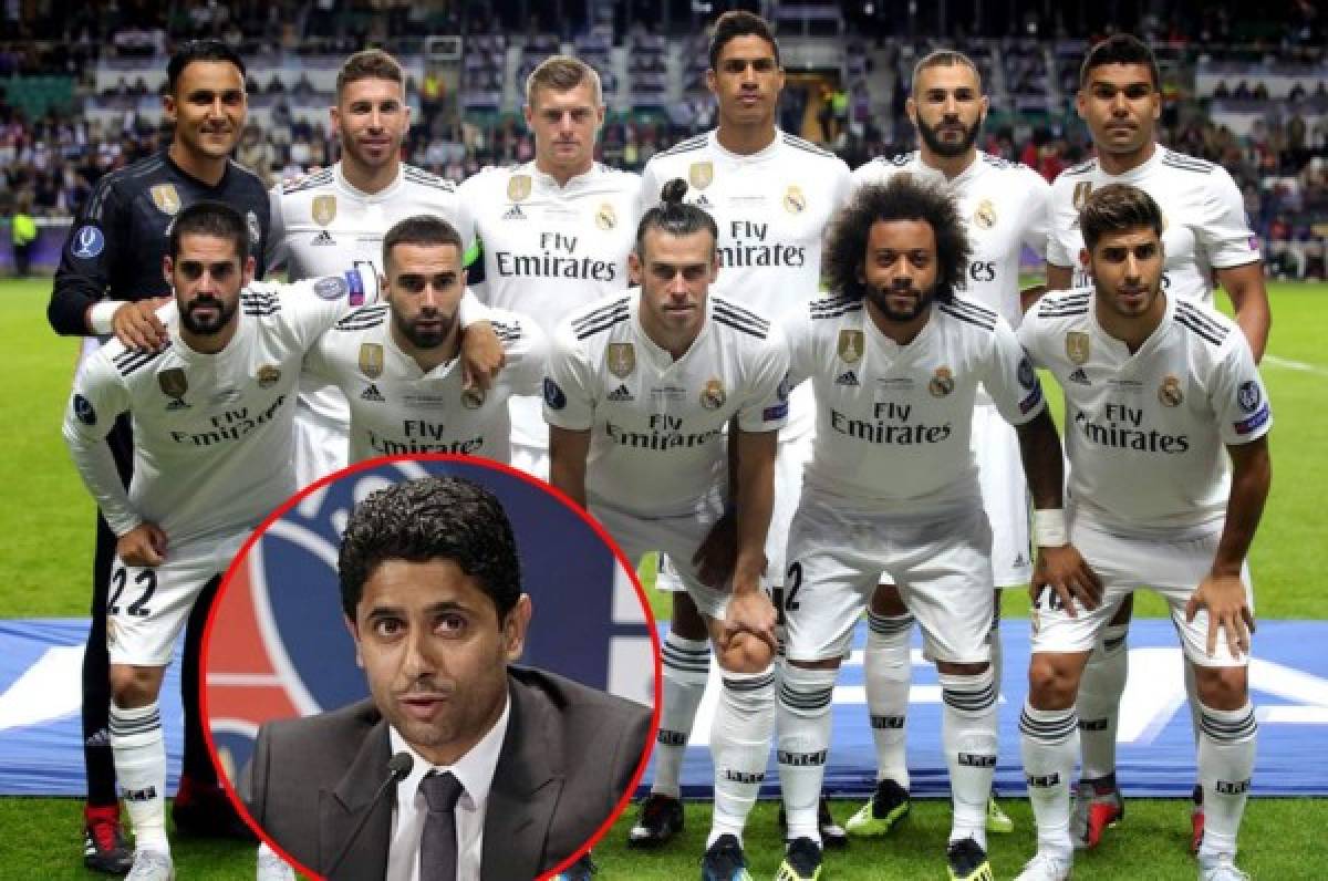 Bombazo: Los tres jugadores del Real Madrid que intentará fichar el PSG