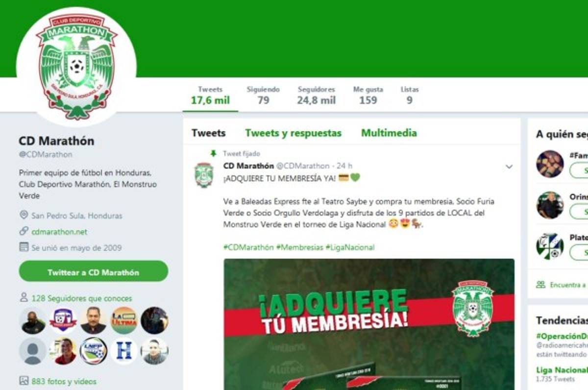 ¿Qué club es el rey de las redes sociales en Honduras?