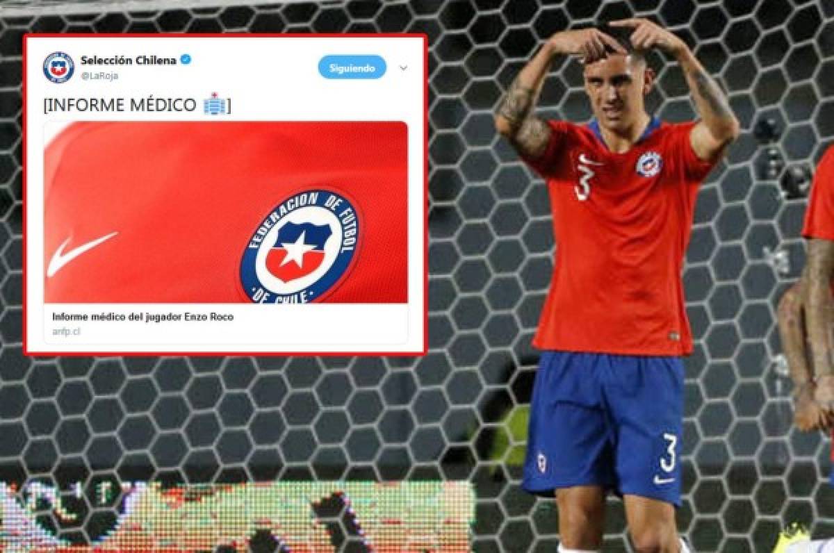 Chile confirma su primera baja para enfrentar a Honduras