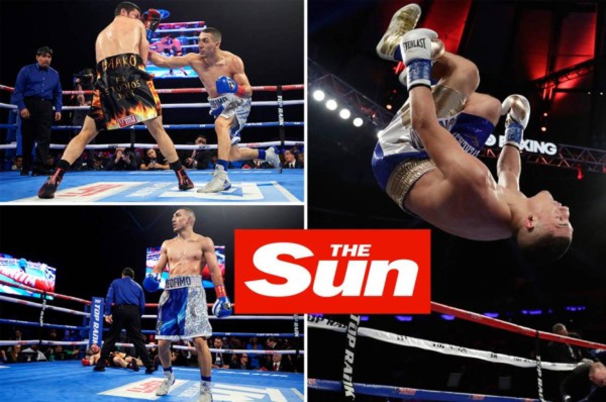 Periódico británico The Sun destaca al boxeador hondureño Teófimo López