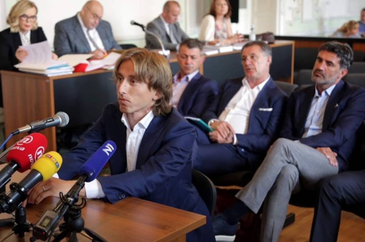 Luka Modric en problemas con la Justicia de Croacia por falso testimonio