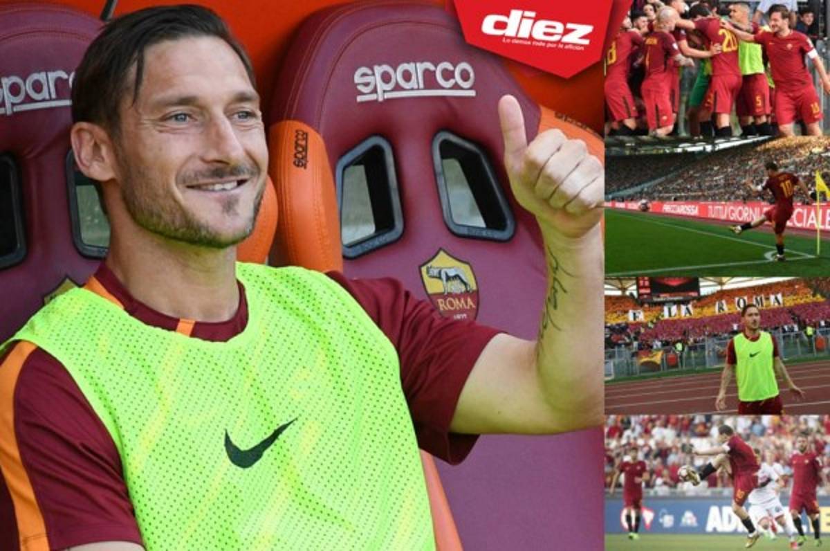 ¡Las lágrimas de Francesco Totti luego de decirle adiós a la Roma!
