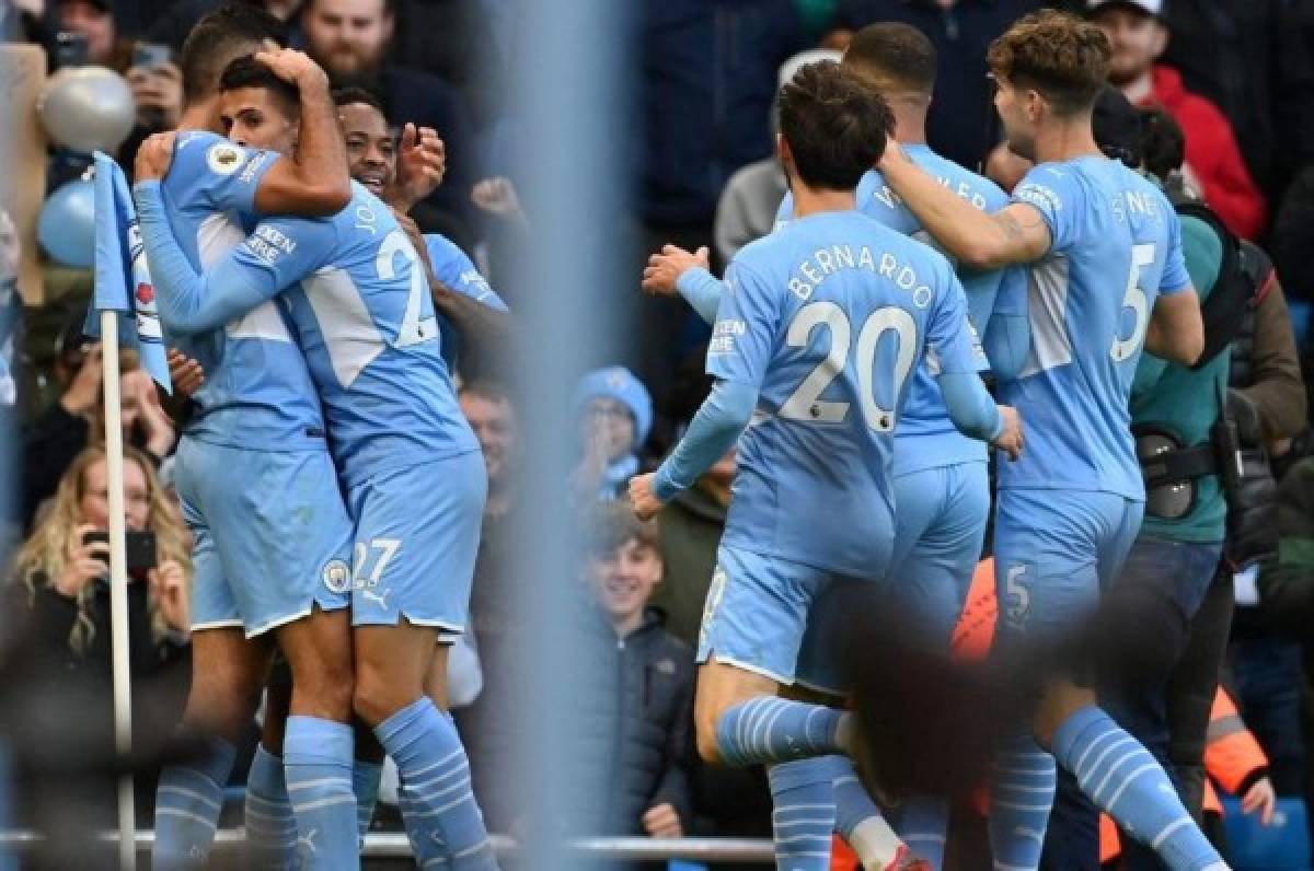 Manchester City no falla ante el Everton y ya es segundo en Premier League de Inglaterra